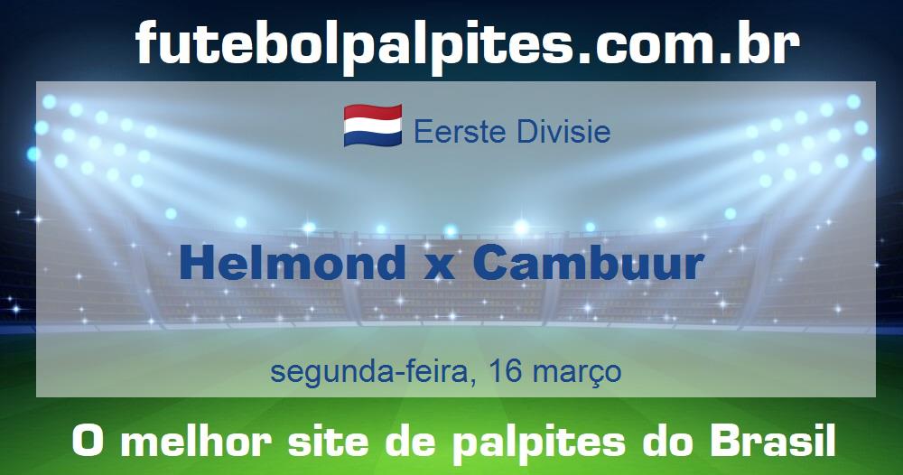 Helmond x Cambuur Helmond x Cambuur
