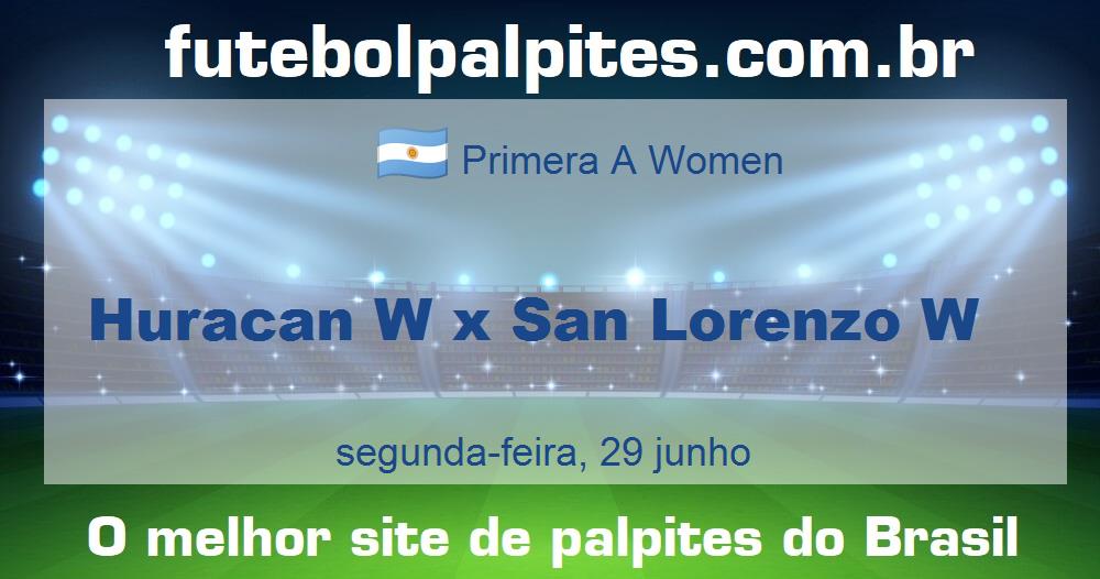 Huracan W x San Lorenzo W
