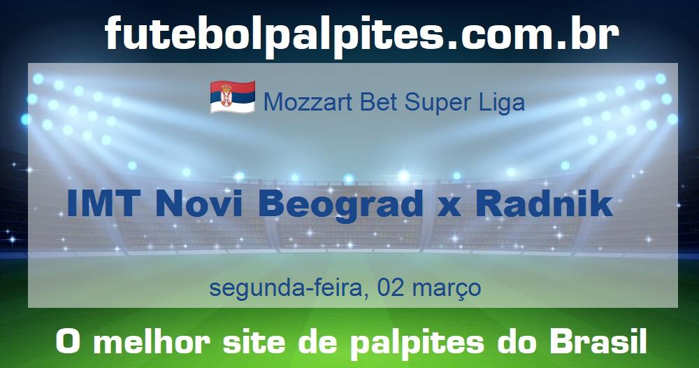 IMT Novi Beograd x Radnik