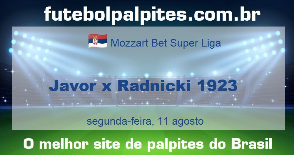 Javor x Radnicki 1923 Javor x Radnicki 1923