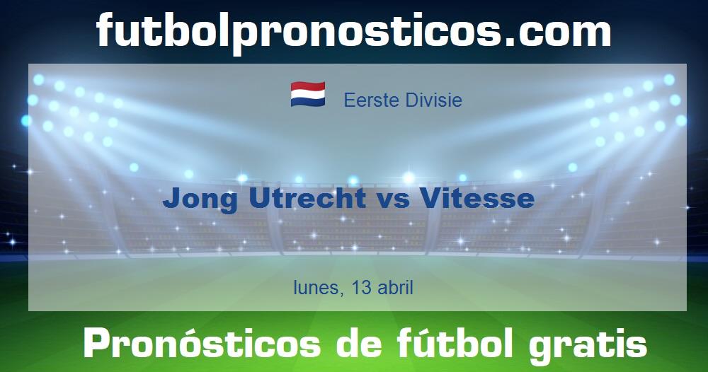 Jong Utrecht vs Vitesse