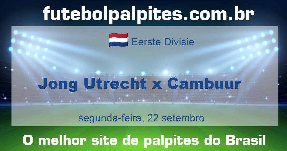 Jong Utrecht x Cambuur Jong Utrecht x Cambuur