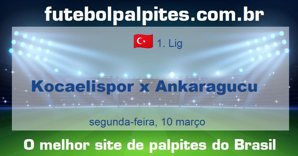 Kocaelispor x Ankaragucu