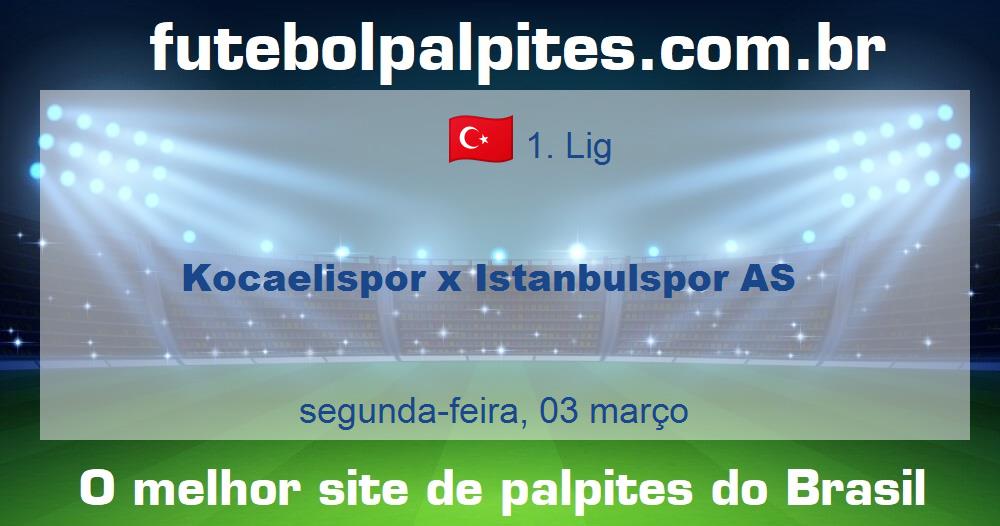 Kocaelispor x Istanbulspor AS