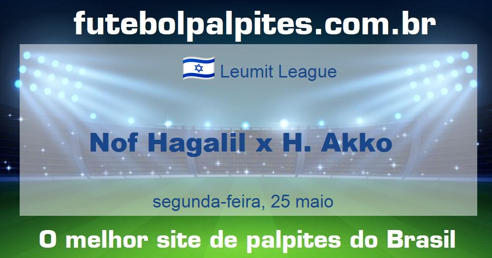 Nof Hagalil x H. Akko Nof Hagalil x H. Akko
