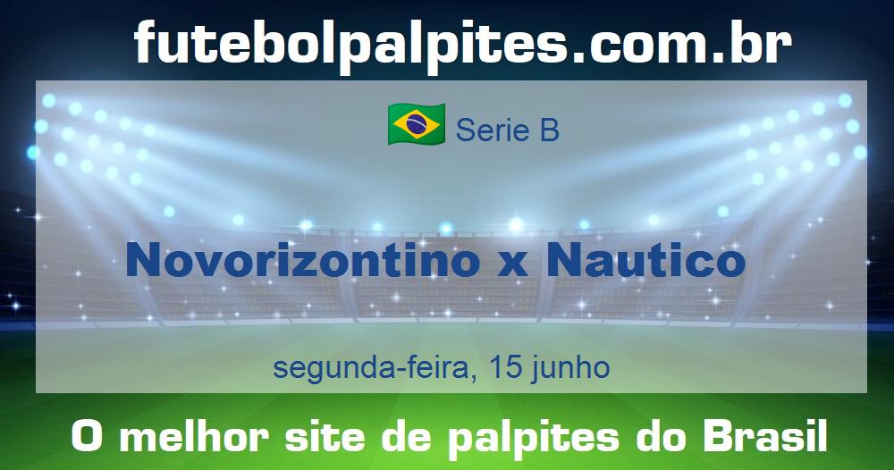 Novorizontino x Nautico Novorizontino x Nautico