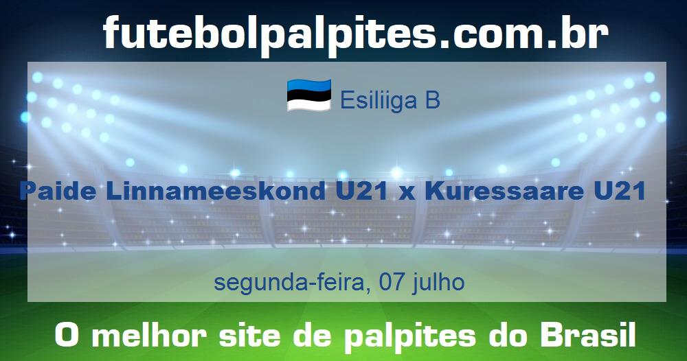 Paide Linnameeskond U21 x Kuressaare U21 Paide Linnameeskond U21 x Kuressaare U21