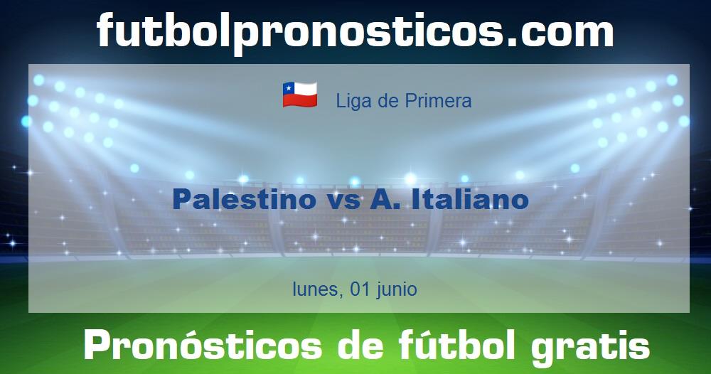 Palestino vs A. Italiano Palestino vs A. Italiano