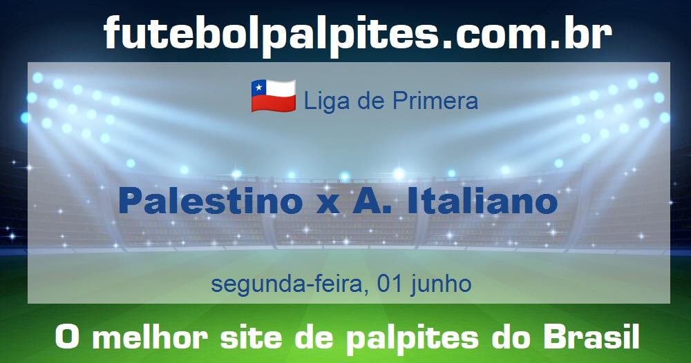 Palestino x A. Italiano Palestino x A. Italiano
