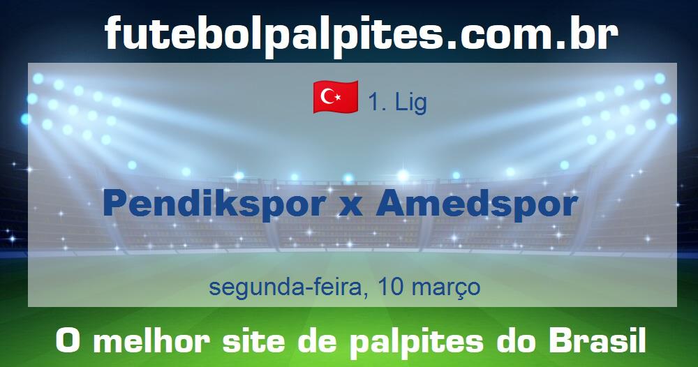 Pendikspor x Amedspor