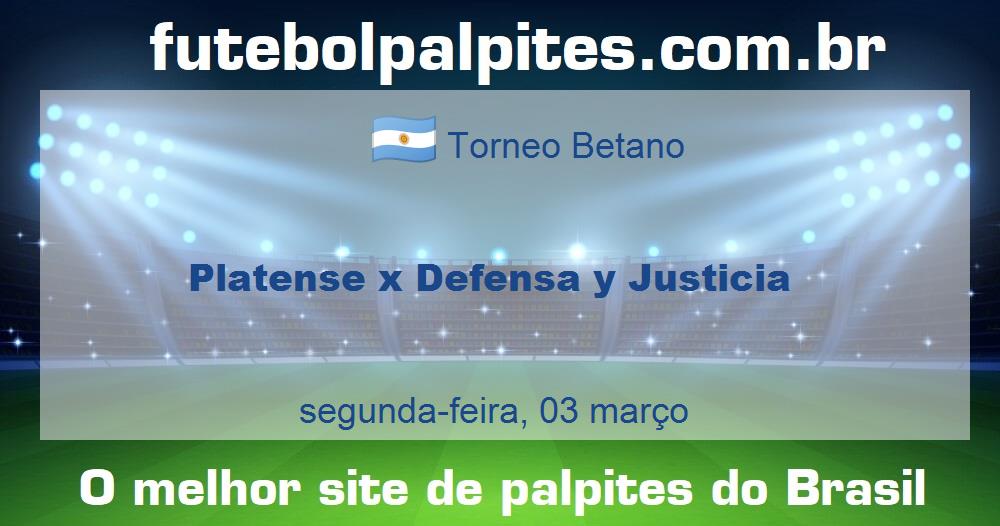 Platense x Defensa y Justicia