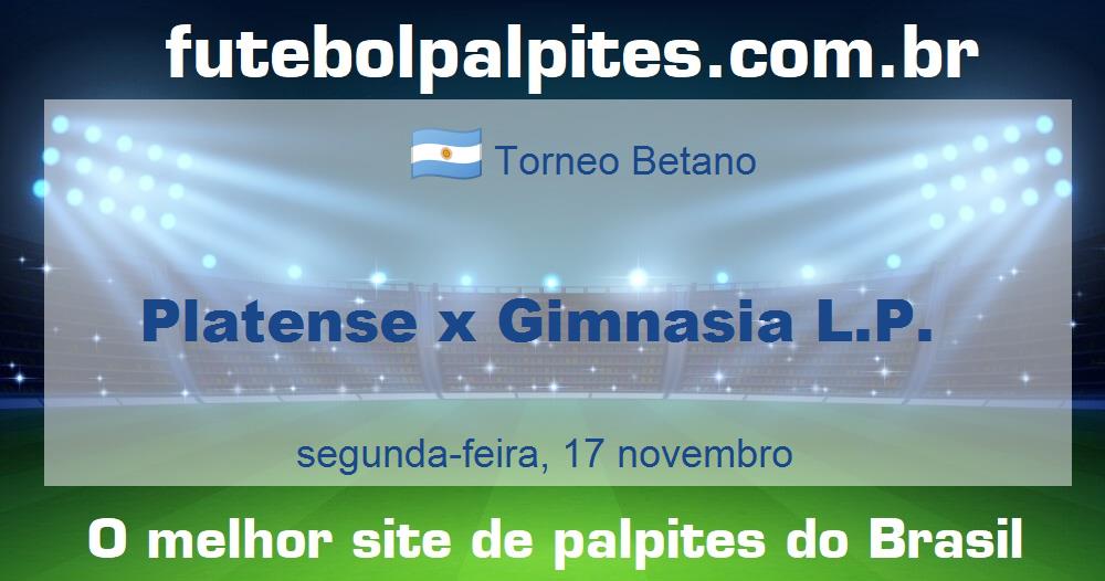 Platense x Gimnasia L.P. Platense x Gimnasia L.P.
