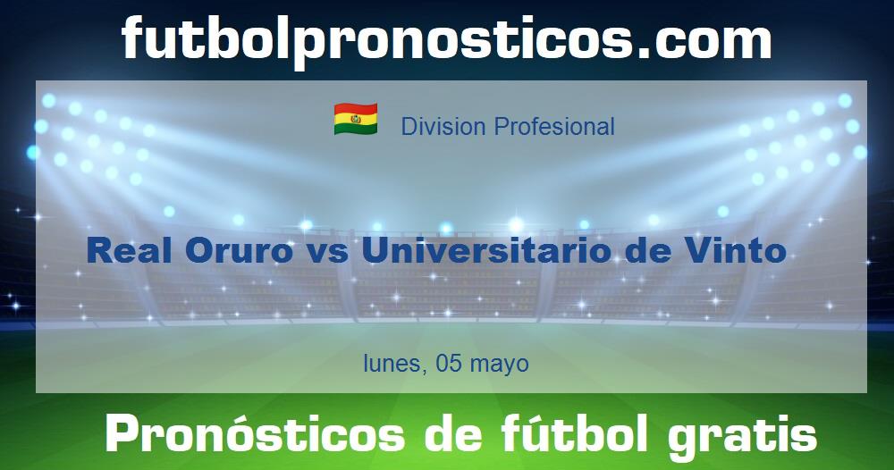 Real Oruro vs Universitario de Vinto Real Oruro vs Universitario de Vinto