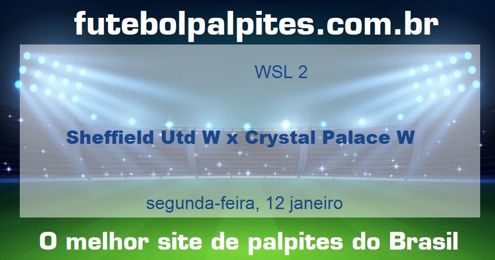 Sheffield Utd W x Crystal Palace W