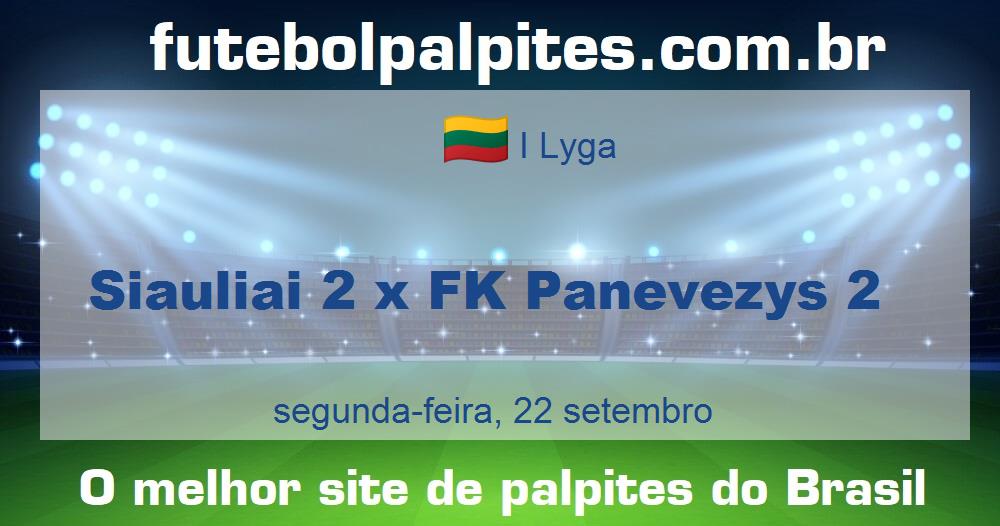 Siauliai 2 x FK Panevezys 2