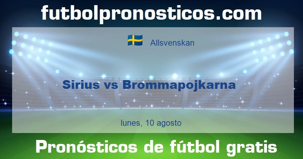 Sirius vs Brommapojkarna