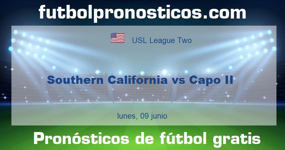 Southern California vs Capo II Southern California vs Capo II