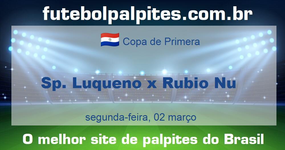 Sp. Luqueno x Rubio Nu