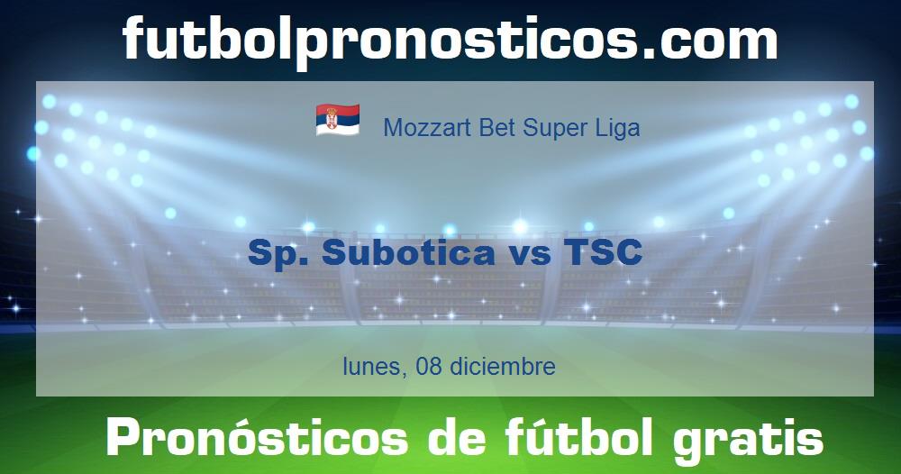 Sp. Subotica vs TSC