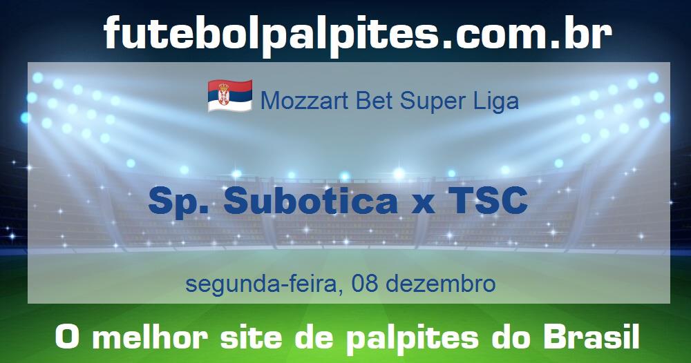 Sp. Subotica x TSC Sp. Subotica x TSC