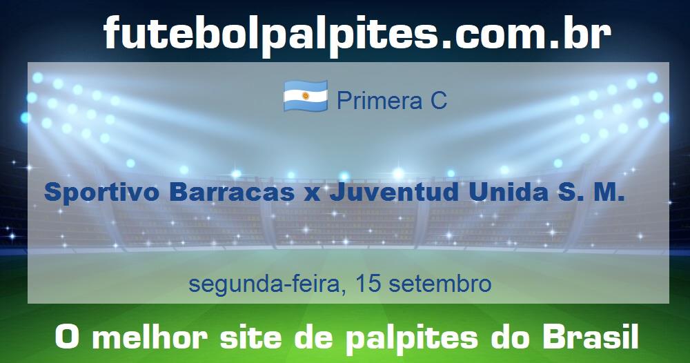Sportivo Barracas x Juventud Unida S. M. Sportivo Barracas x Juventud Unida S. M.