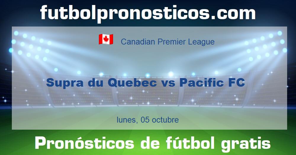 Supra du Quebec vs Pacific FC Supra du Quebec vs Pacific FC