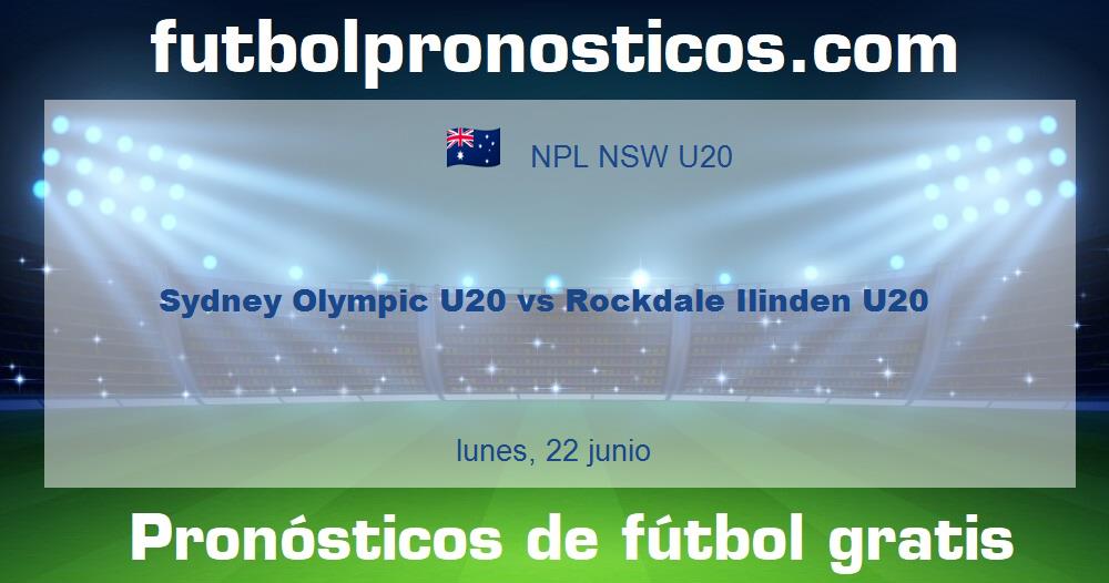 Sydney Olympic U20 vs Rockdale Ilinden U20 Sydney Olympic U20 vs Rockdale Ilinden U20