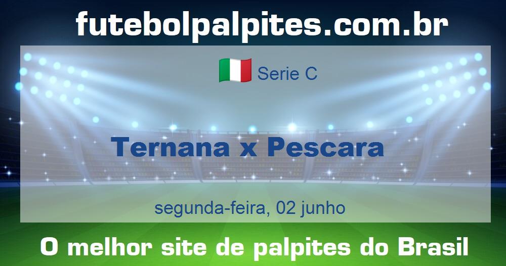 Ternana x Pescara Ternana x Pescara
