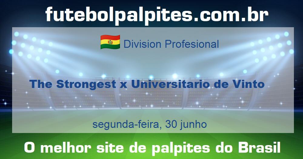 The Strongest x Universitario de Vinto The Strongest x Universitario de Vinto