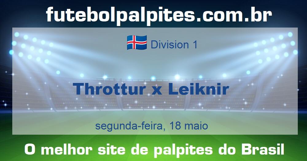 Throttur x Leiknir Throttur x Leiknir