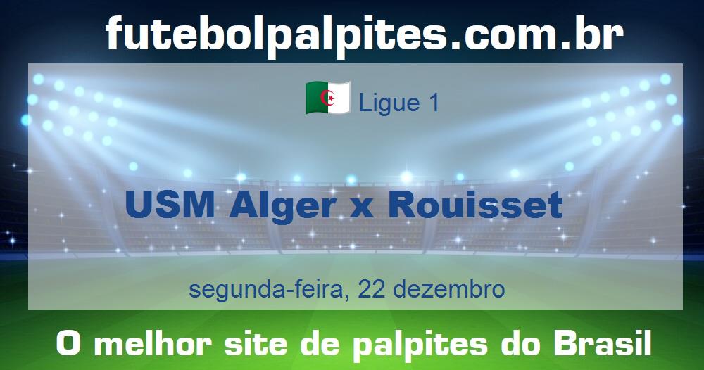 USM Alger x Rouisset USM Alger x Rouisset