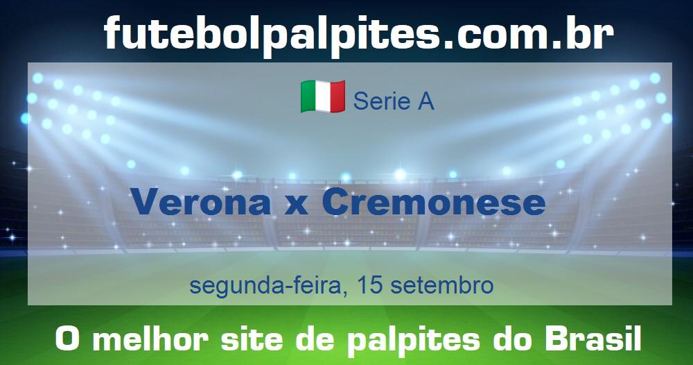 Verona x Cremonese Verona x Cremonese