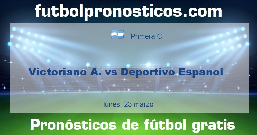 Victoriano A. vs Deportivo Espanol