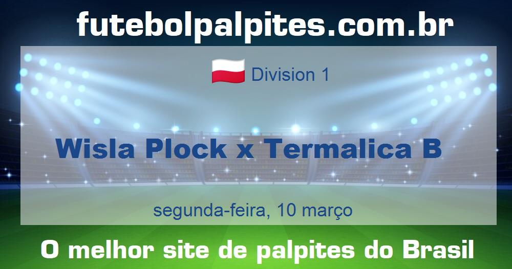 Wisla Plock x Termalica B