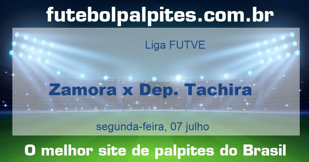 Zamora x Dep. Tachira Zamora x Dep. Tachira