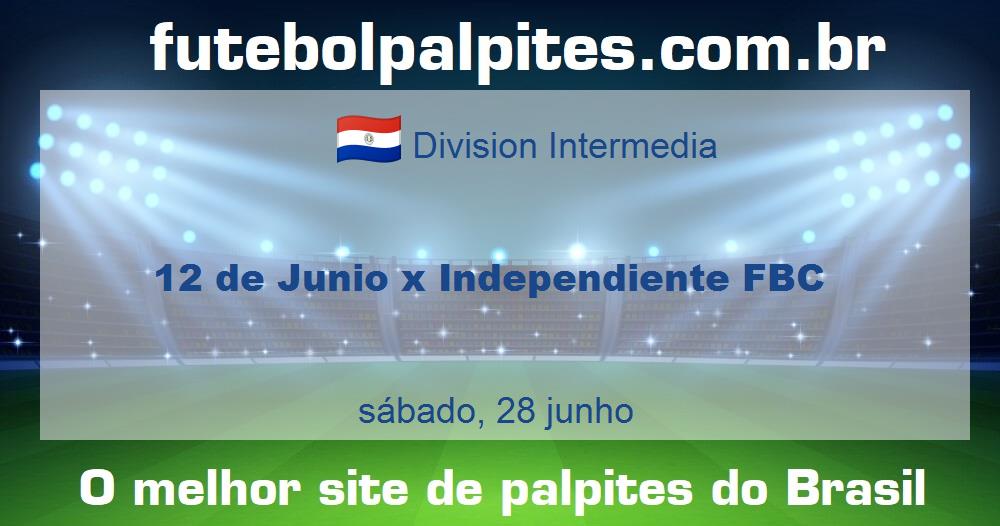 12 de Junio x Independiente FBC 12 de Junio x Independiente FBC