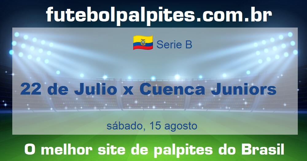 22 de Julio x Cuenca Juniors 22 de Julio x Cuenca Juniors