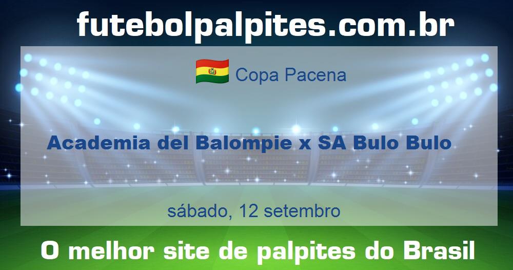 Academia del Balompie x SA Bulo Bulo Academia del Balompie x SA Bulo Bulo