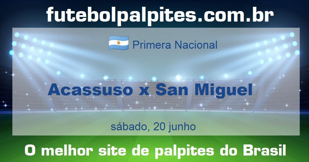 Acassuso x San Miguel Acassuso x San Miguel
