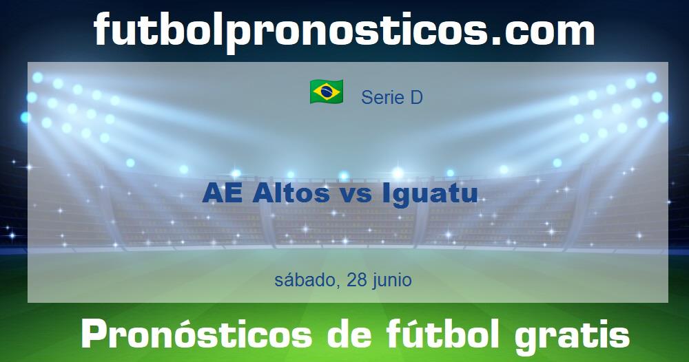 AE Altos vs Iguatu AE Altos vs Iguatu