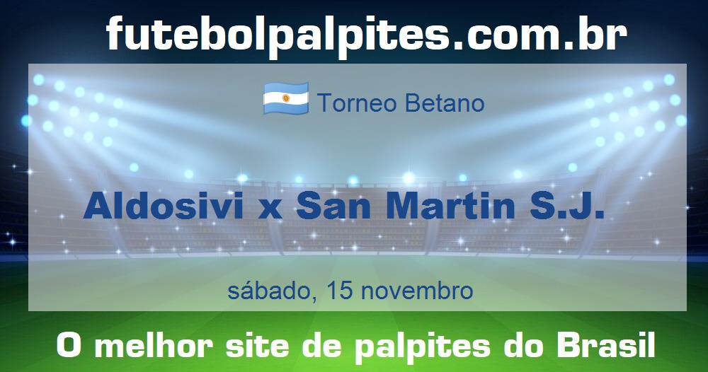 Aldosivi x San Martin S.J. Aldosivi x San Martin S.J.