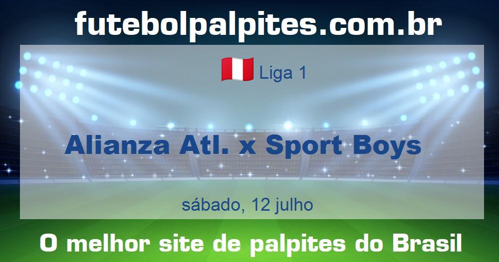 Alianza Atl. x Sport Boys
