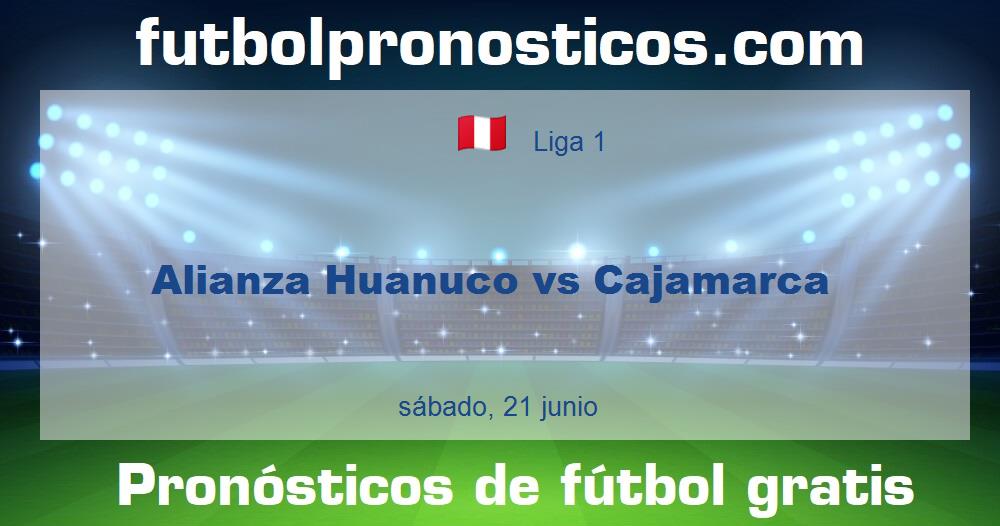 Alianza Huanuco vs Cajamarca Alianza Huanuco vs Cajamarca