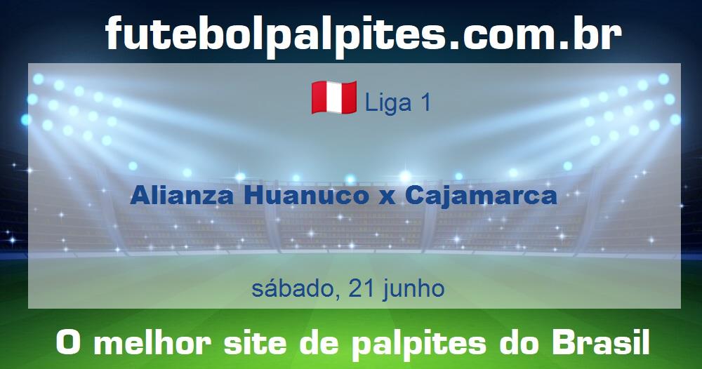 Alianza Huanuco x Cajamarca Alianza Huanuco x Cajamarca