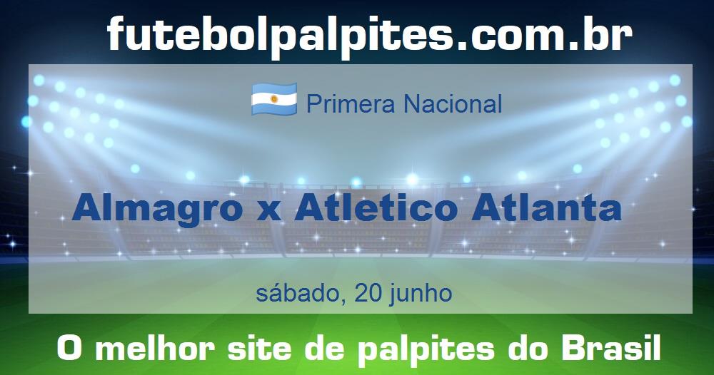 Almagro x Atletico Atlanta Almagro x Atletico Atlanta