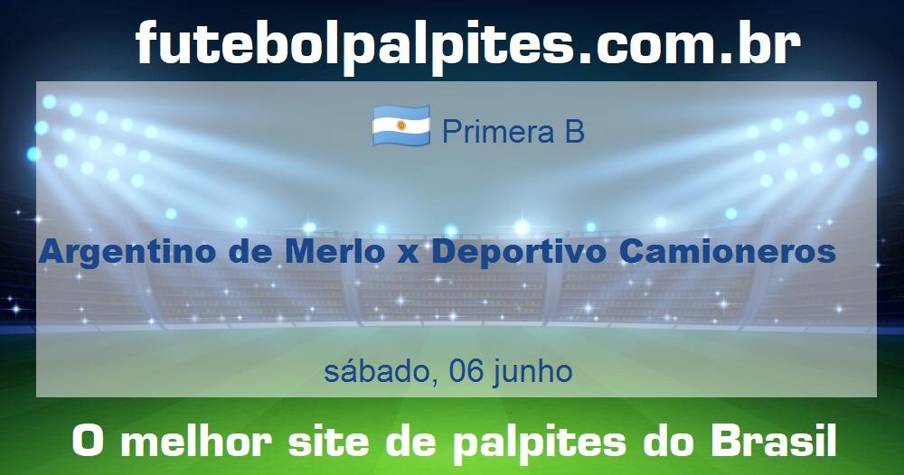 Argentino de Merlo x Deportivo Camioneros