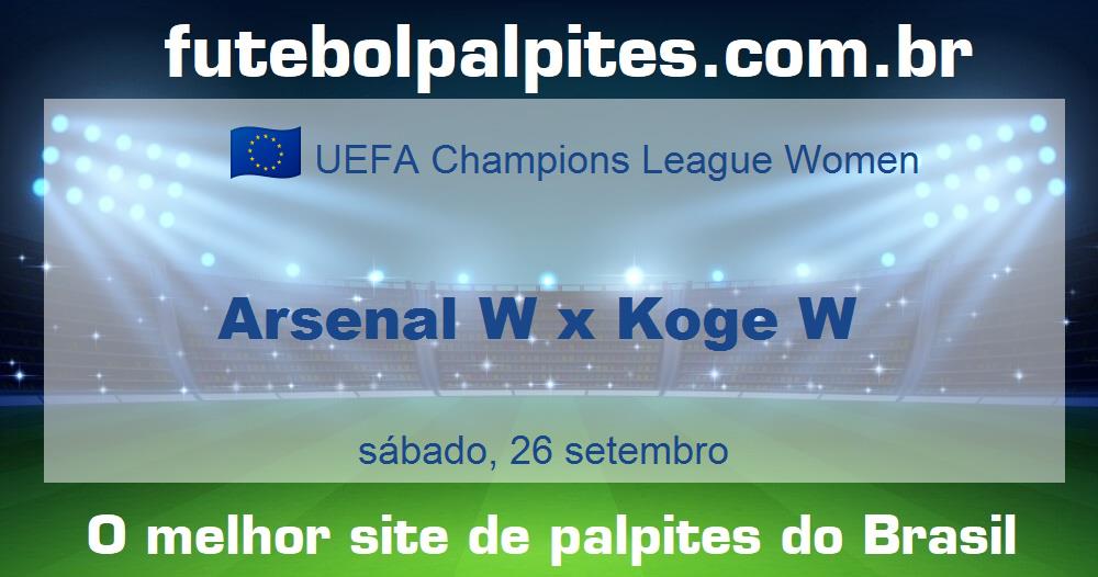 Arsenal W x Koge W Arsenal W x Koge W