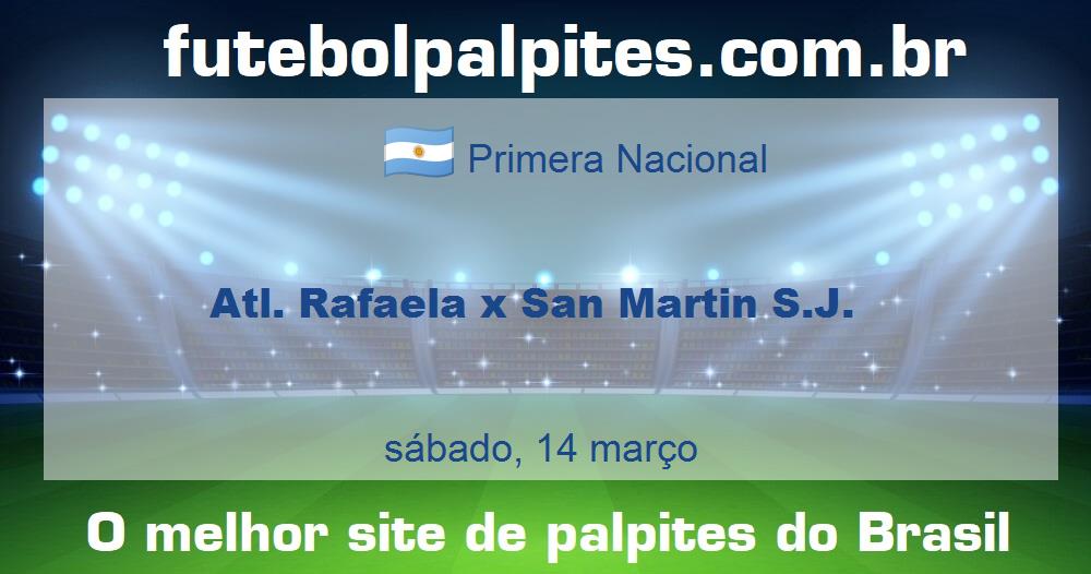Atl. Rafaela x San Martin S.J.