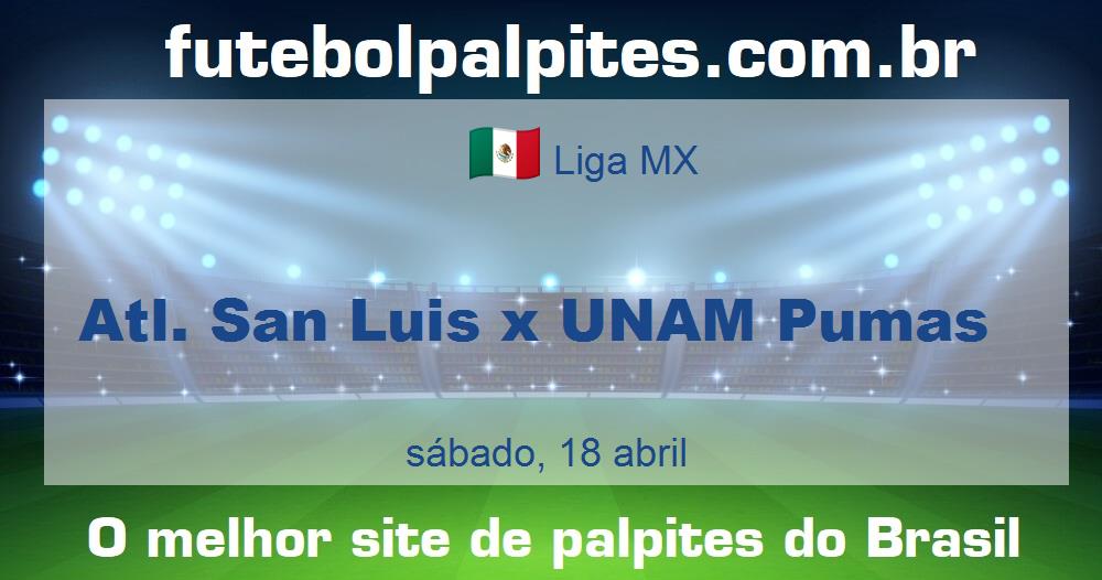 Atl. San Luis x UNAM Pumas