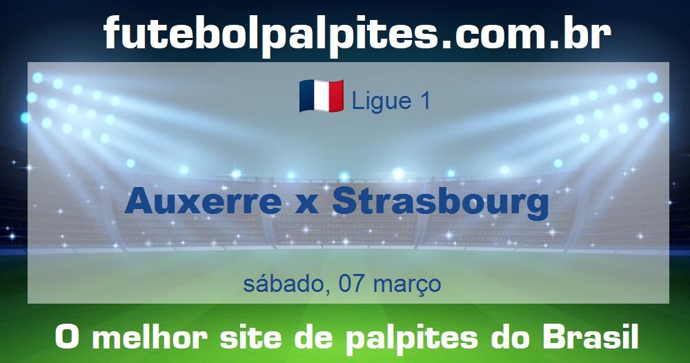 Auxerre x Strasbourg